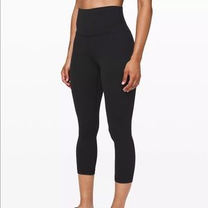 Lululemon align 21” crop *cool fabric sz 6